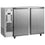 Barkühlschrank mit 2 Flügeltüren, 380 Liter, -2°/+8°C - Edelstahlausführung