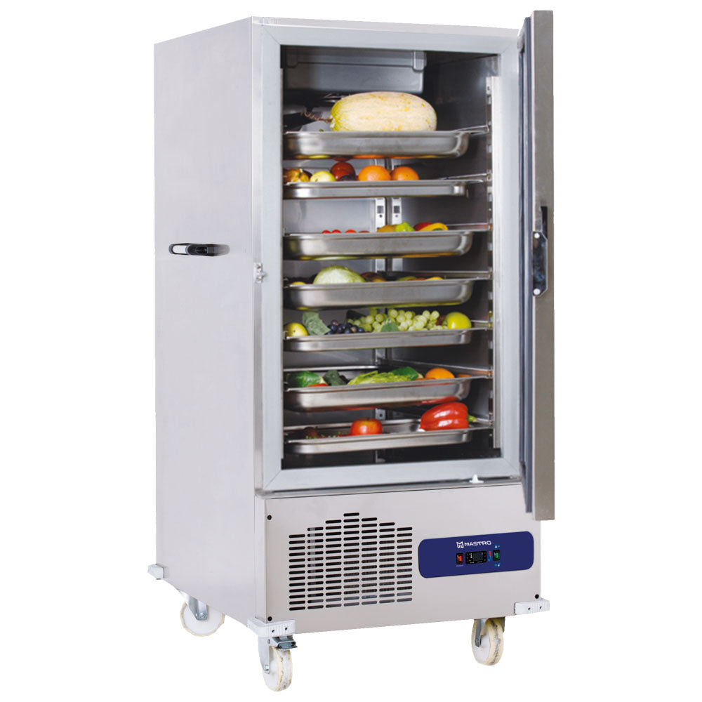 Tiefkühlschrank für Bleche auf Rädern, 12x GN 2/1, -18°/-20 °C