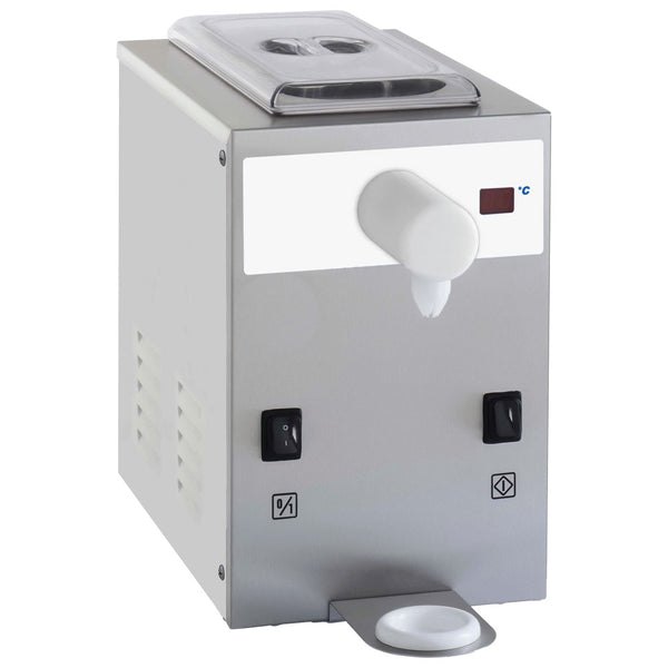 Sahnemaschine mechanisch, Kapazität 2 Liter, Produktion 100 Liter/ Stunde, Luft-Kondesation