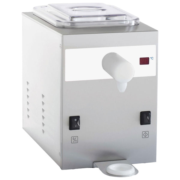 Sahnemaschine mechanisch, Kapazität 4 Liter, Produktion 100 Liter/ Stunde, Luft-Kondesation