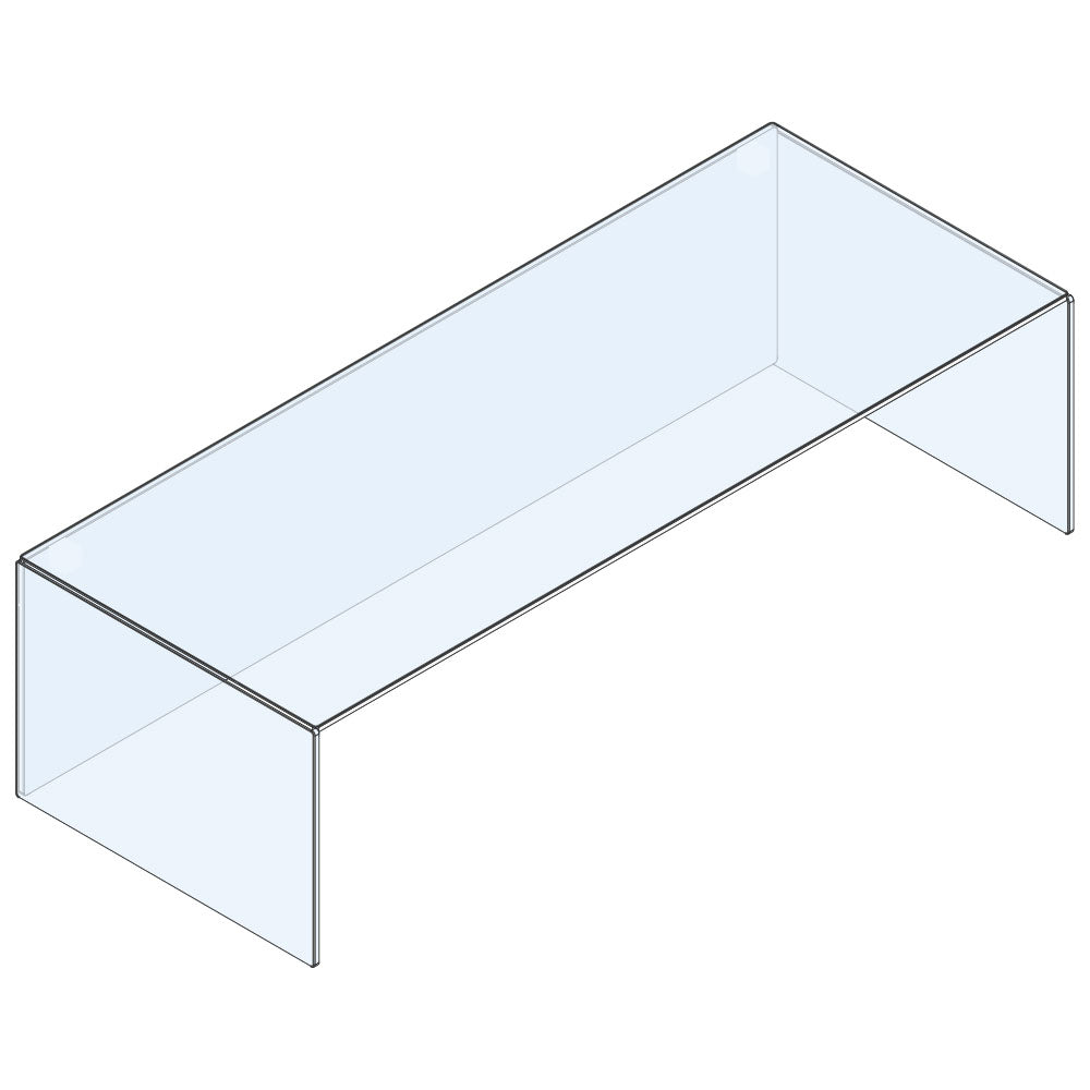 Eckige Theke, 1845x430 mm