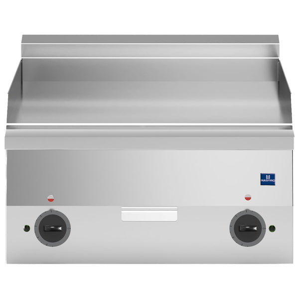 Elektro-Grillplatte, Tischmodell, verchromt glatt
