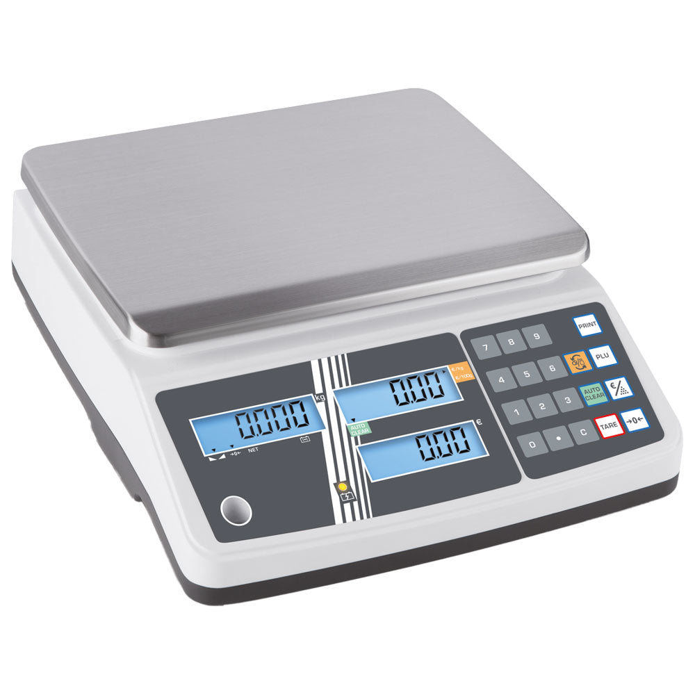 Portionswaage Wägebereich maximal 6 kg, Ablesbarkeit 2 g