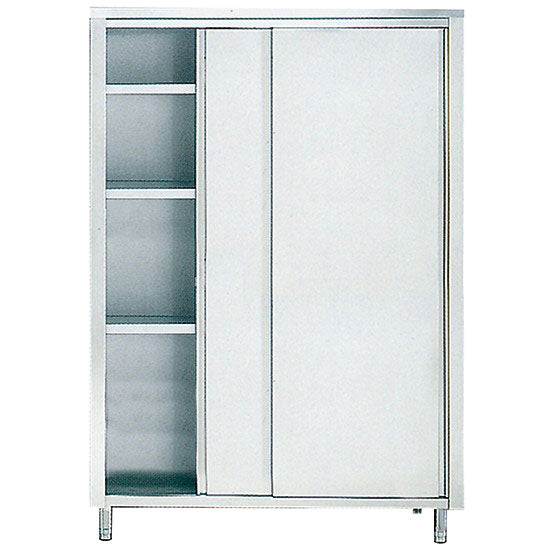 Hochschrank mit Schiebetüren und 3 Borde, 1300x600 mm