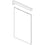 Seitliche End- Abdeckungsblende aus CNS, links