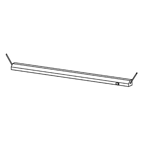Beleuchtungselement für Ausgabeaufsatz, 2000 mm