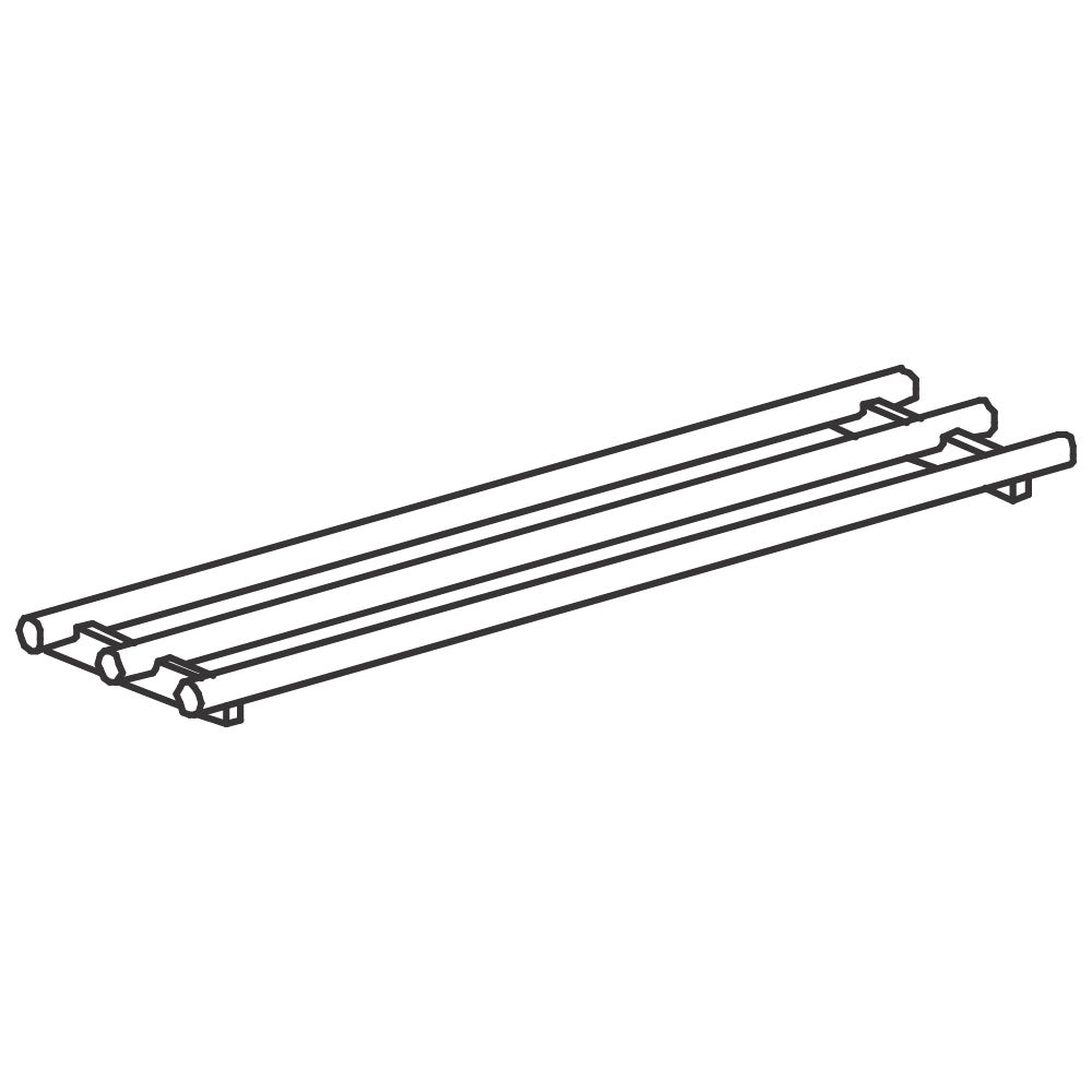 Feste gerade Tablettrutsche, rohrförmig, 1500 mm