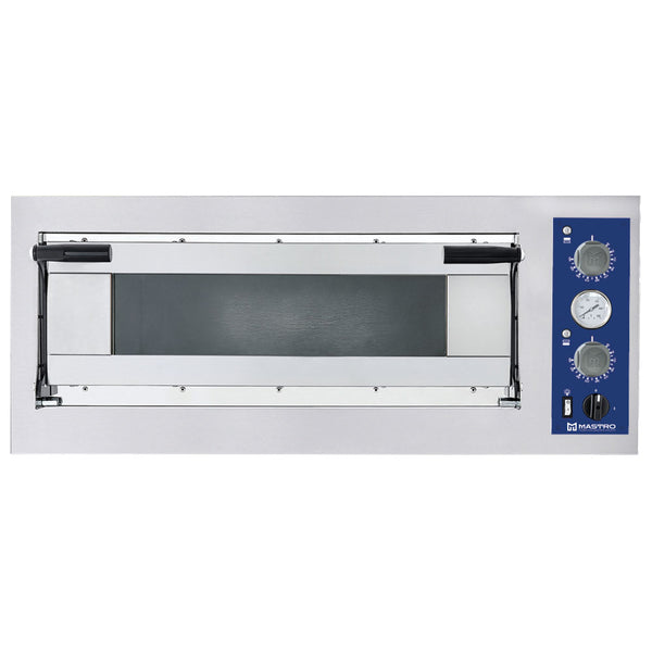 Elektro-Pizzaofen für 4 Pizzen ø 35 cm, mechanische Bedienung