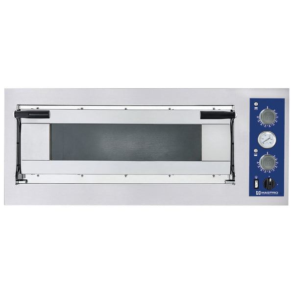 Elektro-Pizzaofen für 6 Pizzen ø 35 cm, mechanische Bedienung