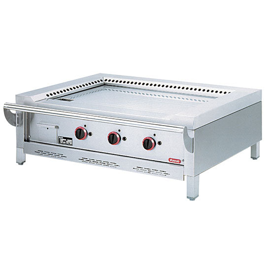 Gas-Teppanyaki, Tischmodell, 3 Zonen