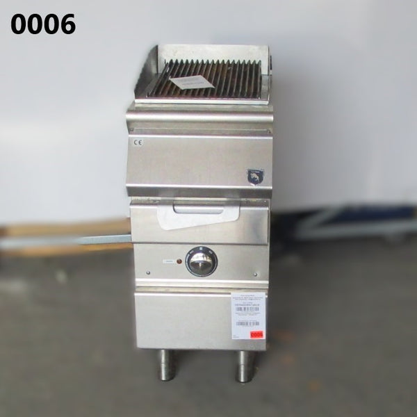 Elektro-Grill, Kochzone in Edelstahl, Fleisch/Fisch - GEBRAUCHT