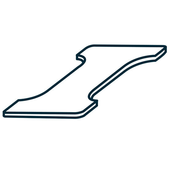 Einlage für quadratische Elektroplatten