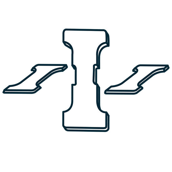 Einlage für quadratische Elektroplatten