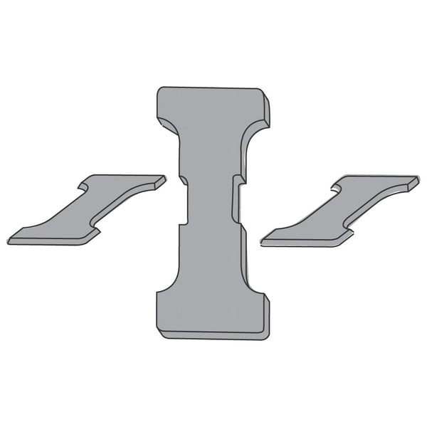 Einlage für quadratische Elektroplatten
