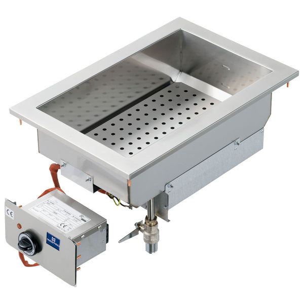 Elektro-Bainmarie, Einbaumodell, 1 Becken GN 1/1 H=150 mm
