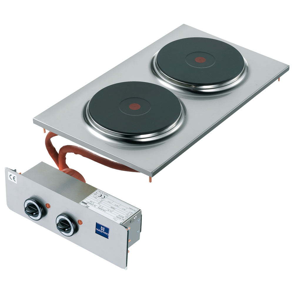 Einbau-Elektrokochfeld, 2 Platten