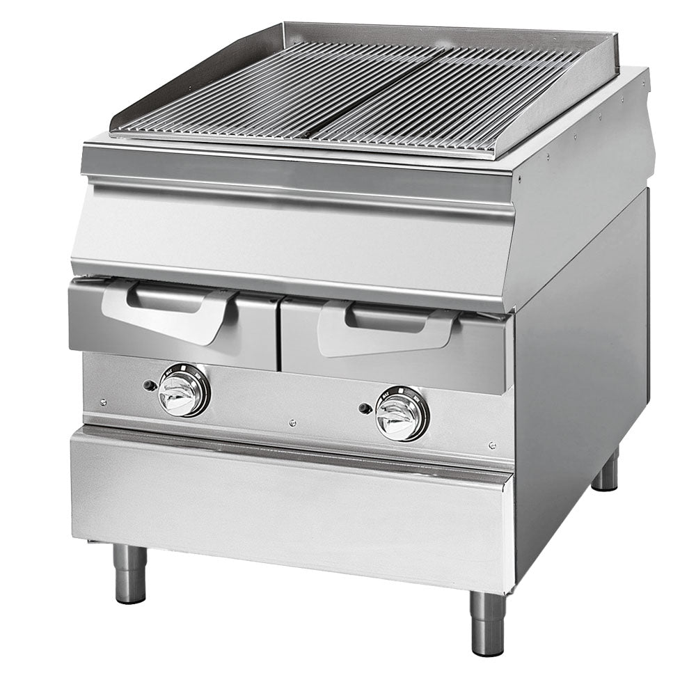 Gas-Grill, Kochzone in Edelstahl, Fleisch/Fisch