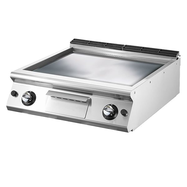Gas-Grillplatte, Tischmodell, glatte Platte