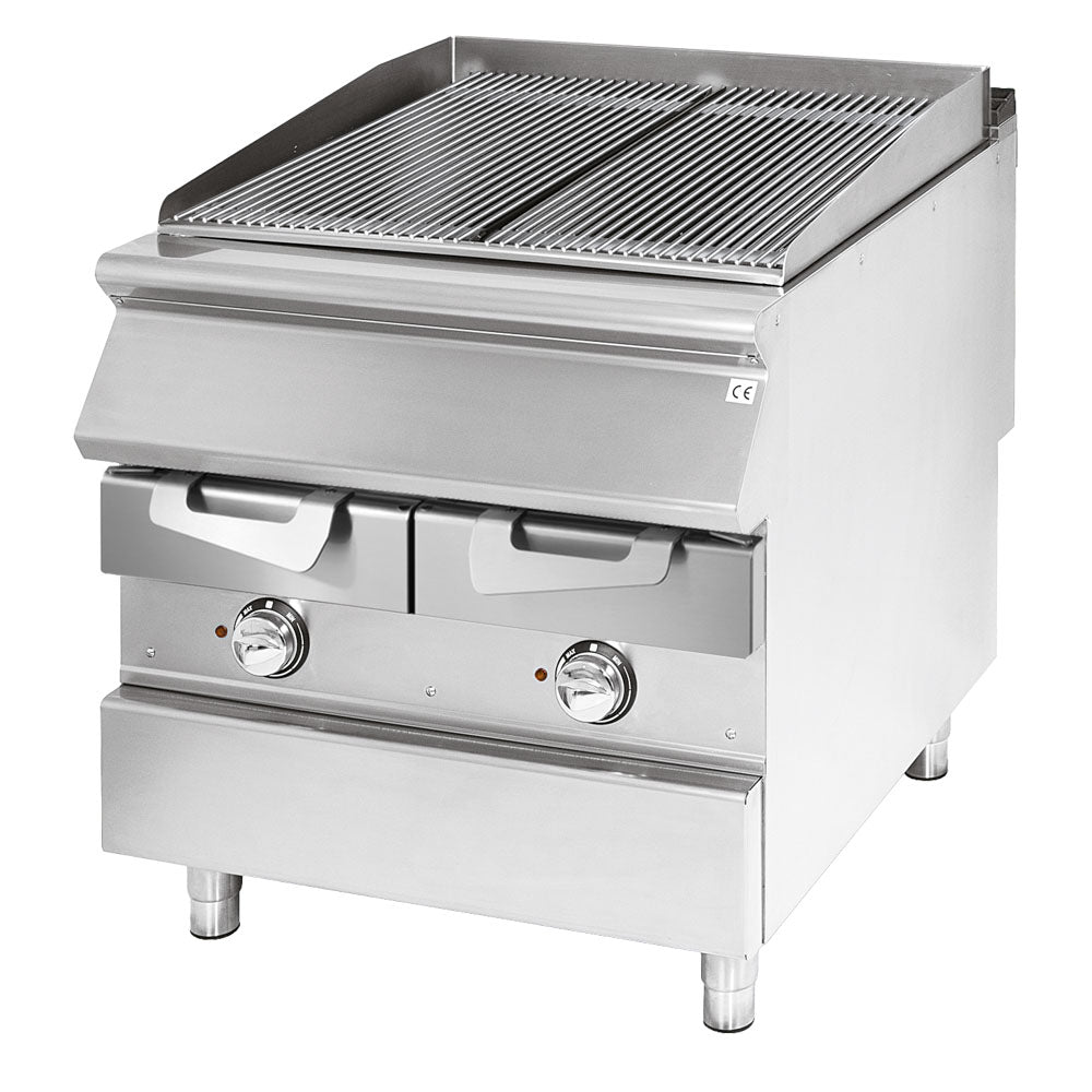 Elektro-Grill, Kochzone in Edelstahl, Fleisch/Fisch