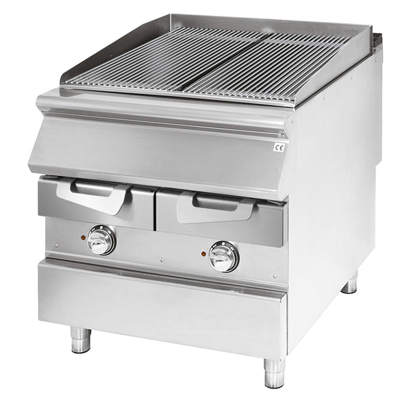 Elektro-Grill, Kochzone in Edelstahl, Fleisch/Fisch