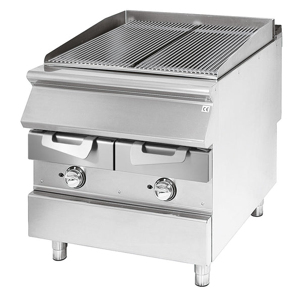 Gas-Grill, Kochzone in Edelstahl, Fleisch/Fisch