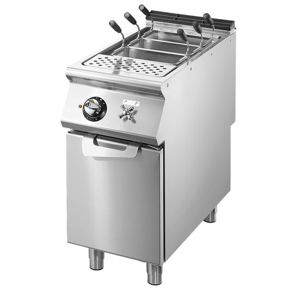 Elektro-Nudelkocher, 1 Becken GN 1/1, Kapazität 1x 40 Liter, feststehende Heizungen