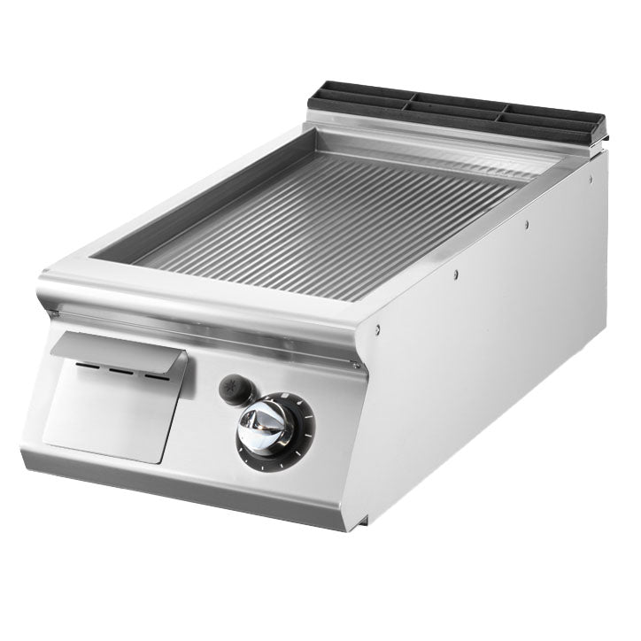 Gas-Grillplatte, Tischmodell, gerillte Platte