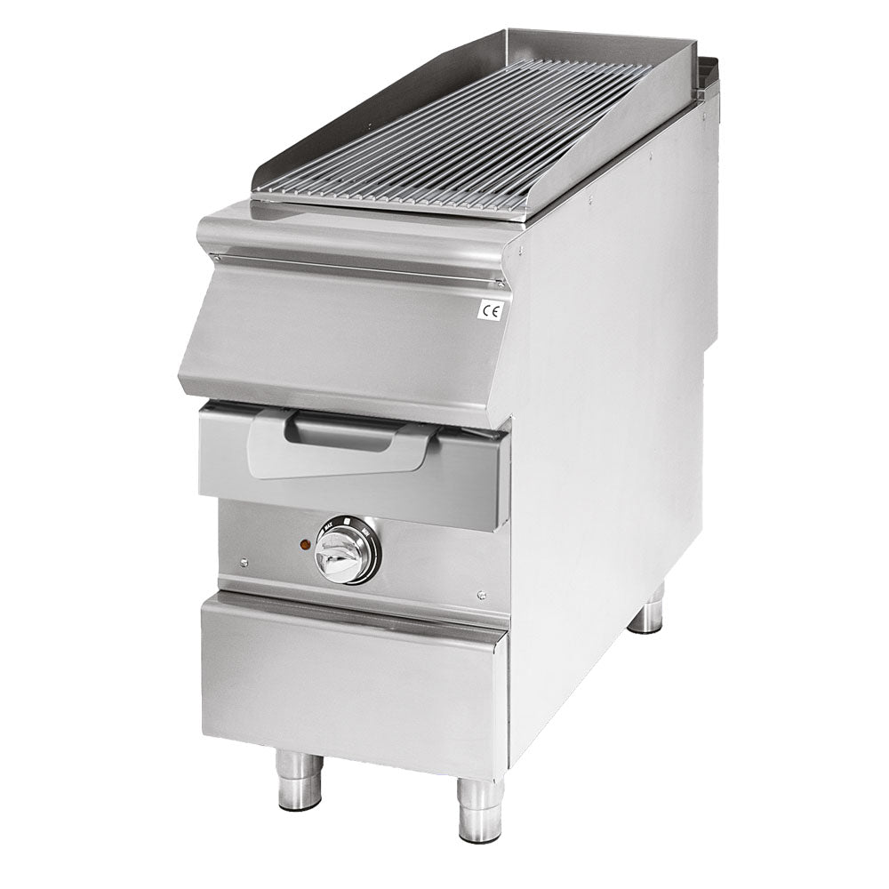 Elektro-Grill, Kochzone in Edelstahl, Fleisch/Fisch