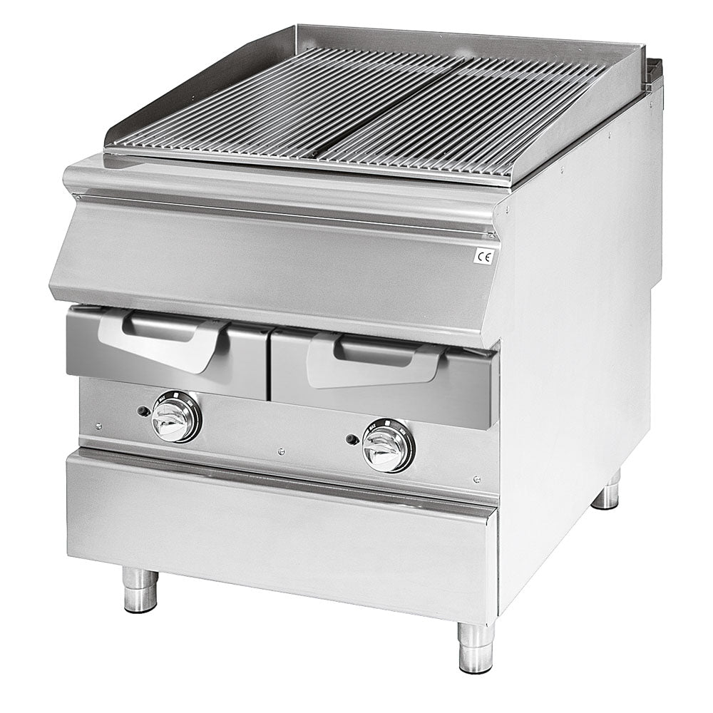 Gas-Grill, Kochzone in Edelstahl, Fleisch/Fisch