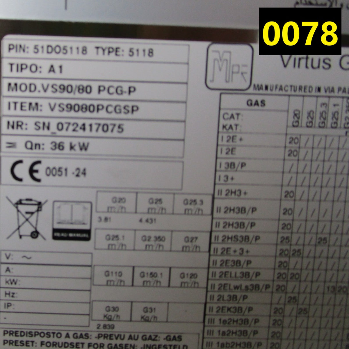VS9080PCGSPBE