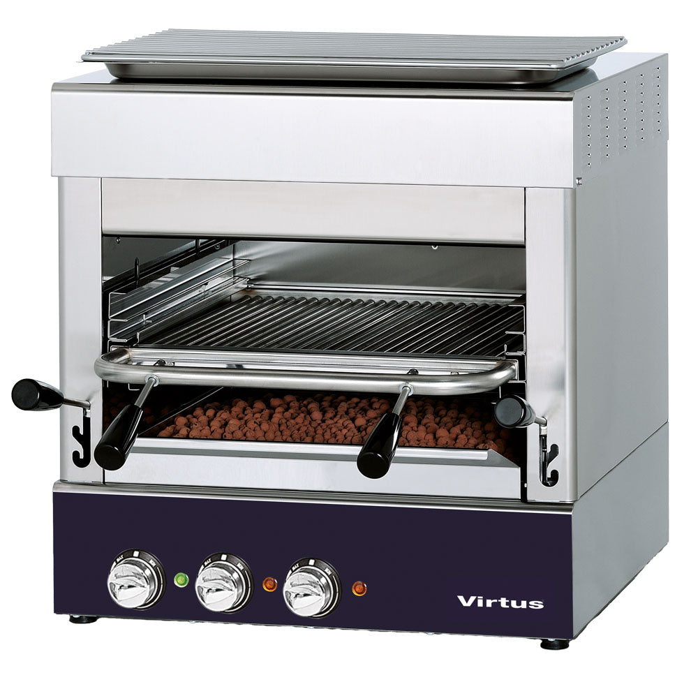 Elektrogrill bis 800°C mit Grillrost 400x470 mm