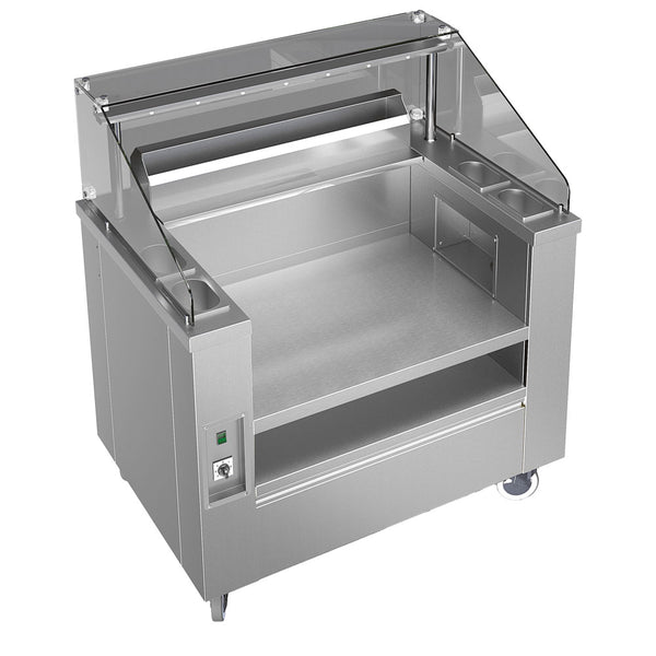 Mobile Show Cooking Station 1115 mm mit Abluftsystem
