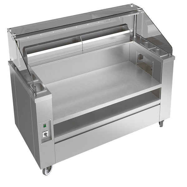 Mobile Show Cooking Station 1515 mm mit Abluftsystem