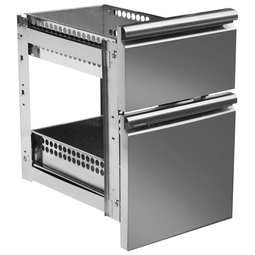 Schubladenkit GN 1x 1/3 und 1x 2/3 für Kühltische mit Tiefe 700 mm