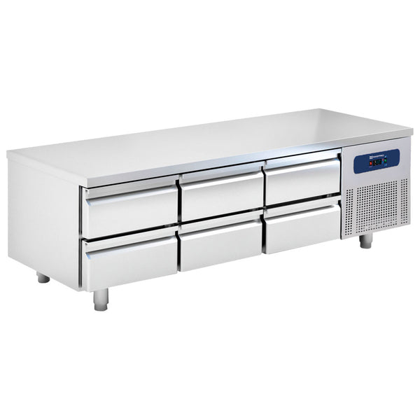 Schubladenkit 2x 1/2 für Kühlunterbauten, H=100 mm