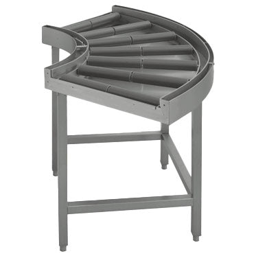 Rolltisch, gebogen, 90°