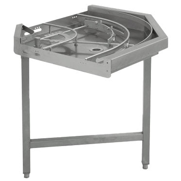 Rolltisch, gebogen, mechanisiert, 90°