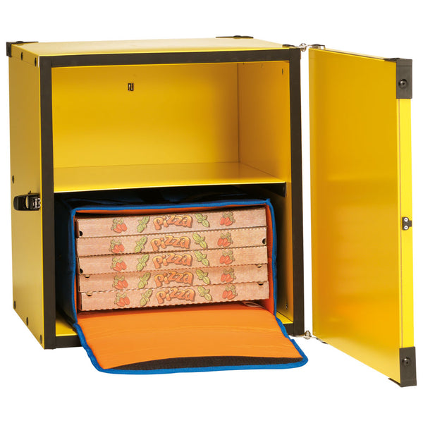 Pizzatransportbox, isoliert, Kapazität 2 Taschen oder 8 Kartons