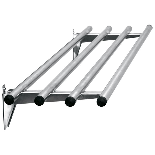 klappbare gerade Tablettrutsche, rohrförmig, B=1500 mm