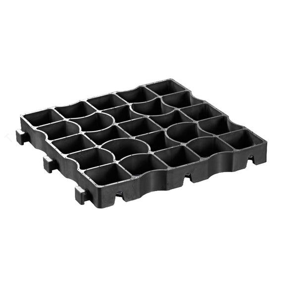 Lüftungsplatte für Kühl-/Tiefkühlzellen aus PVC - 330x330x40 h mm