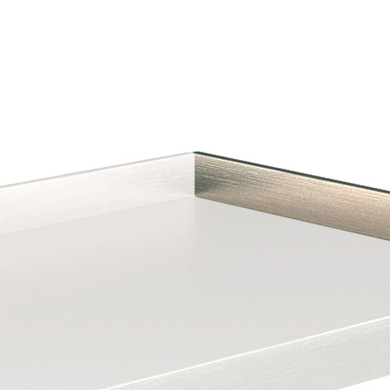 Aufkantung seitlich rechts, Tiefe 600 mm (bei Bestellung angeben)