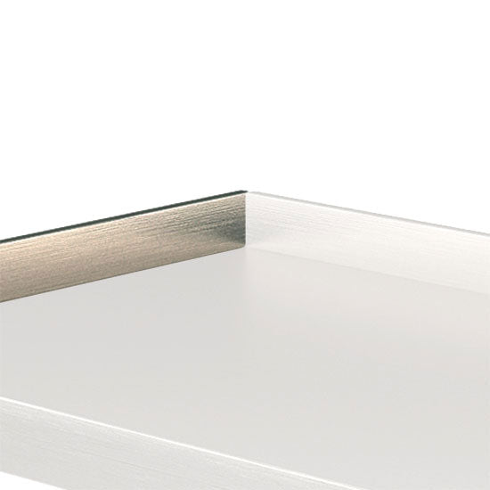 Aufkantung seitlich links, Tiefe 700 mm (bei Bestellung angeben)