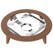 Ständer für runden Chafing Dish (Holzoptik)
