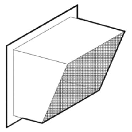 Abschlusselement, über 300x300 mm, bis 400x400 mm