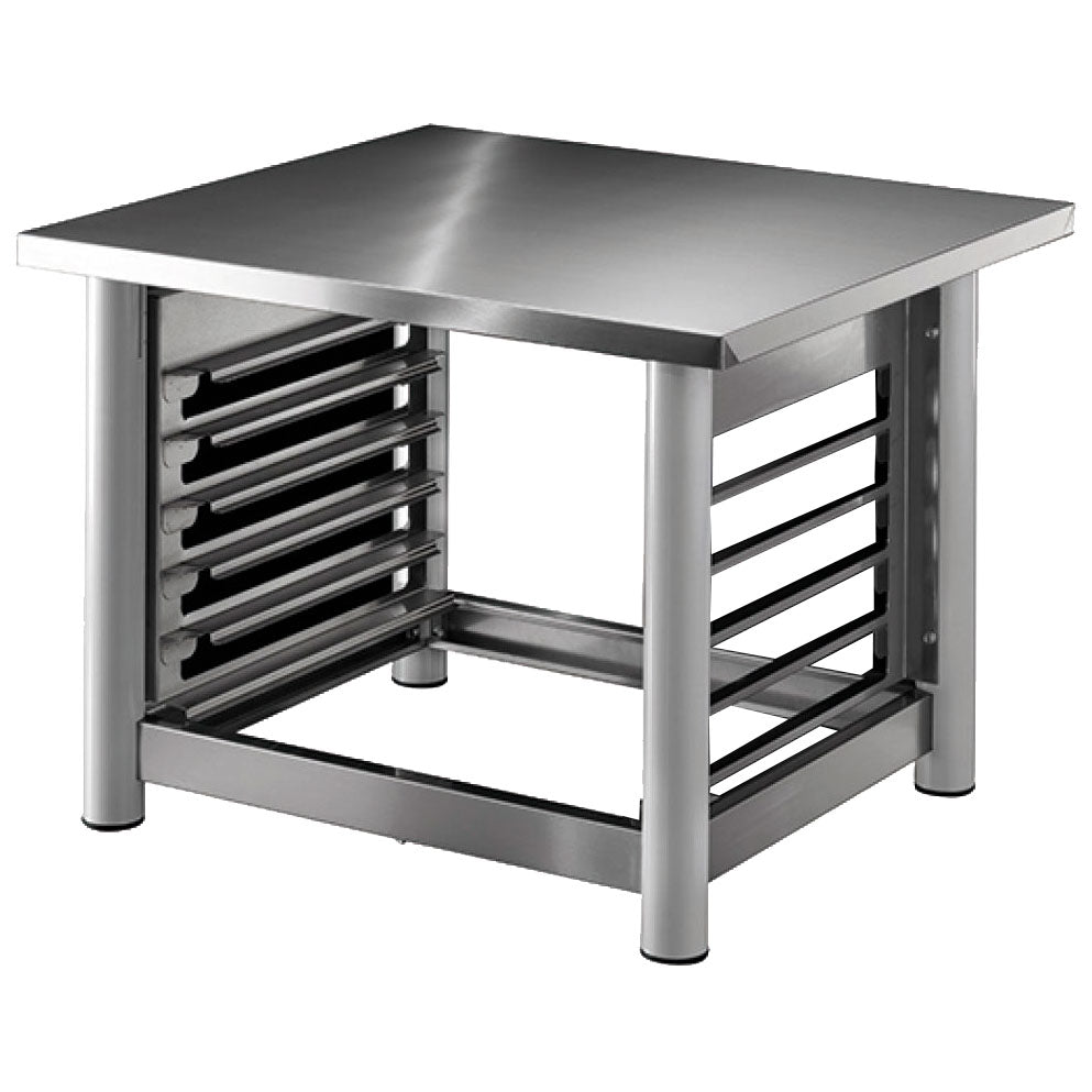 Untergestell mit Einschubschienen für Elektro-Konvektionsofen 10x GN 1/1 - 40x60 cm