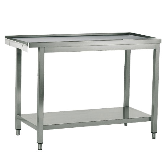Zulauftisch oder Auslauftisch für Korbdurchschubspüler, B=1500 mm