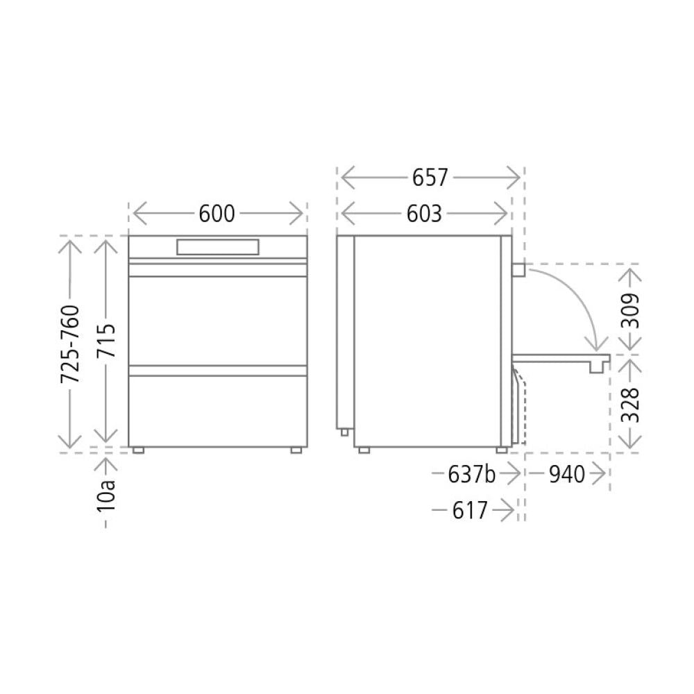 UC-M Gläserspülmaschine Korb 50x50