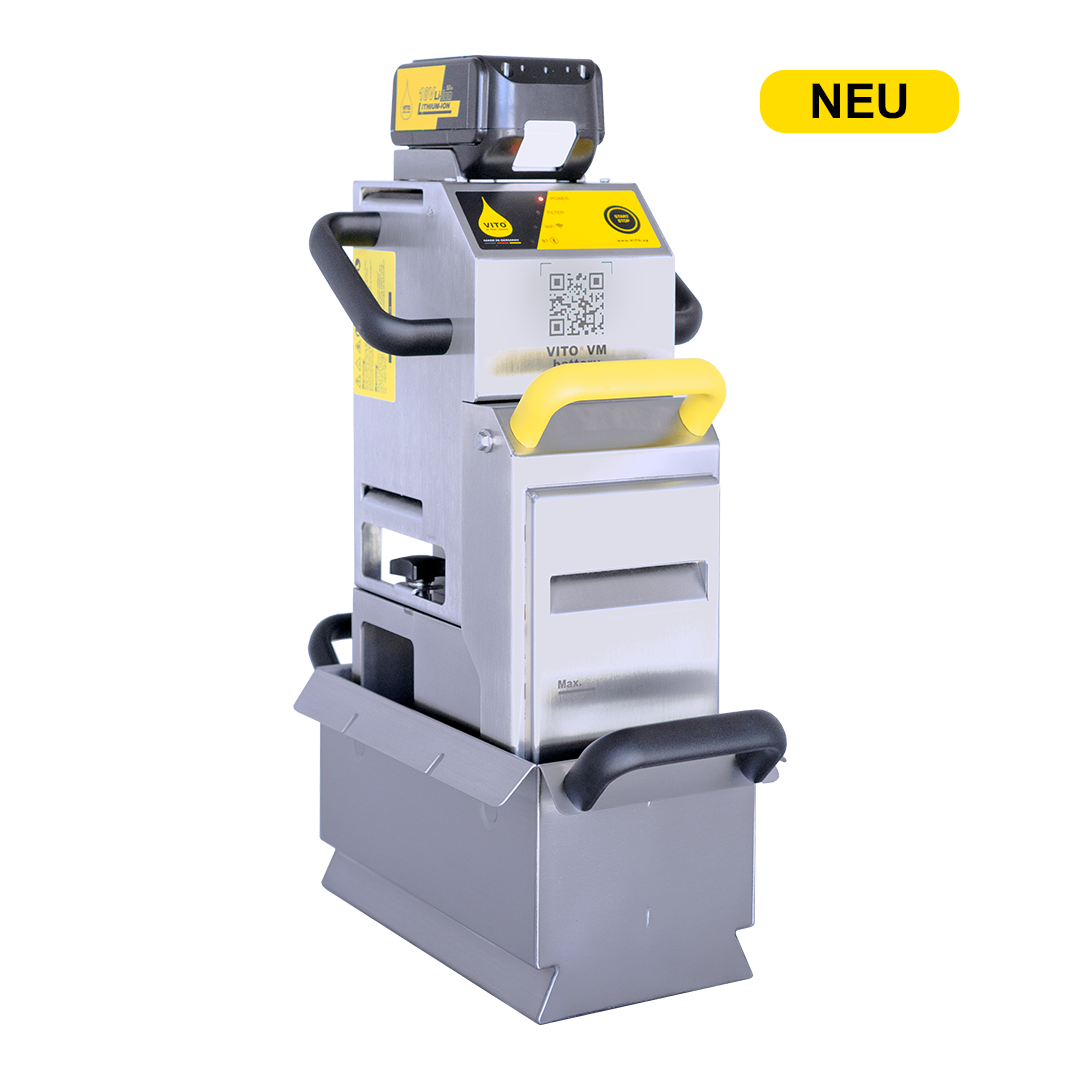 VITO VM battery Frittierölfilter, kabellos mit Akku