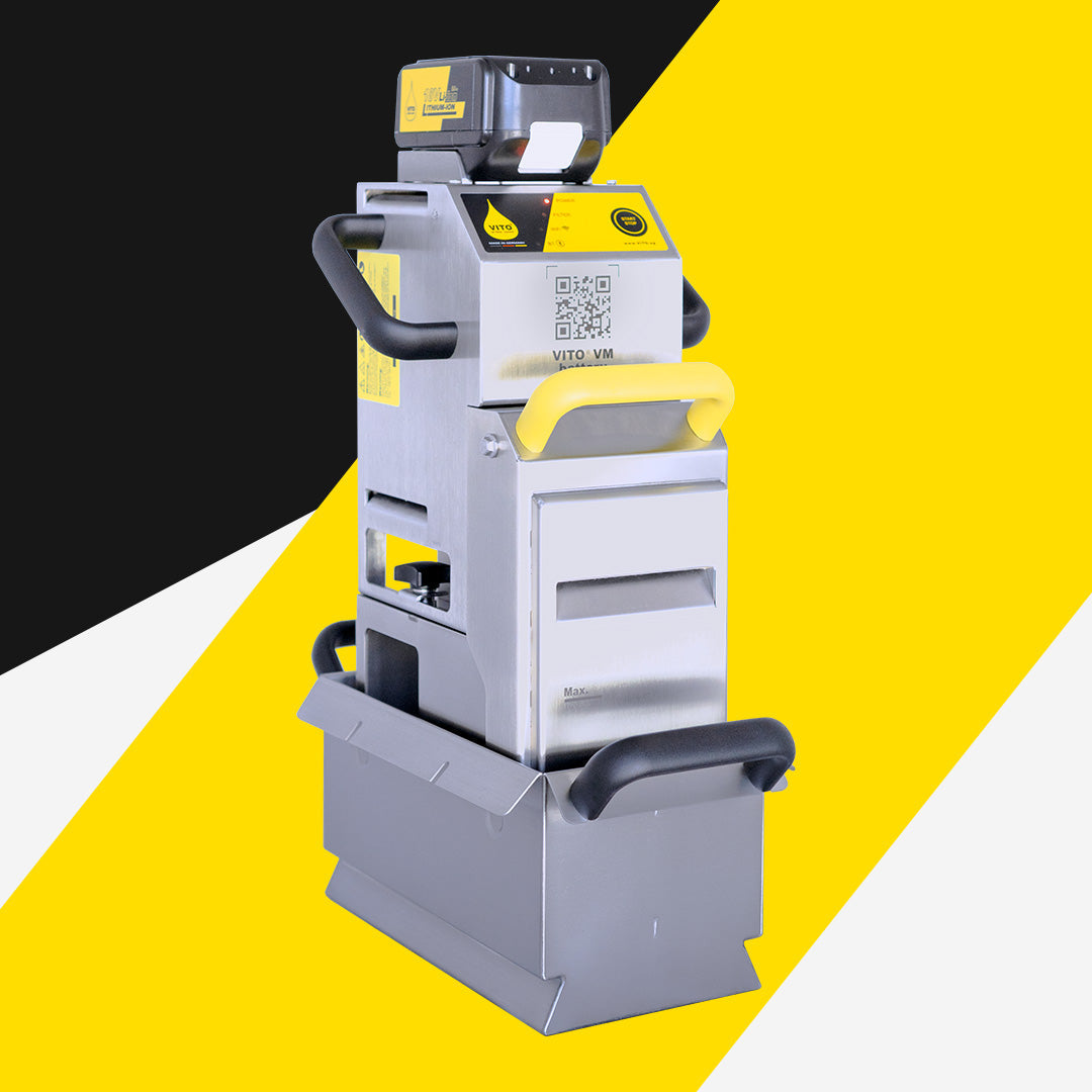 VITO VM battery Frittierölfilter, kabellos mit Akku, Ansicht 2