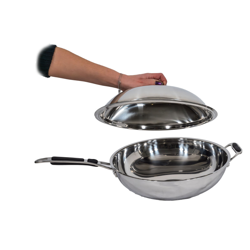 Wok mit Deckel 36 cm